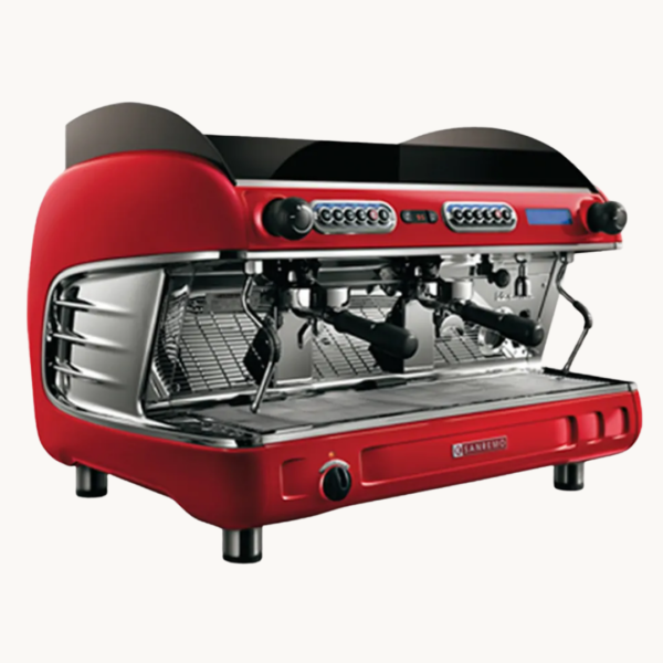 Sanremo Professional Red Coffee Machine – 2 Group Espresso Machine